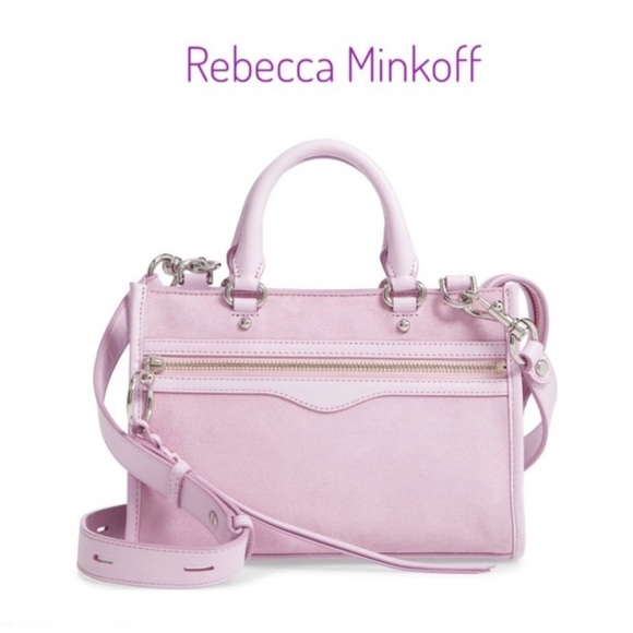 Rebecca Minkoff Micro Bedford Suede Satchel - Picture 8 of 12